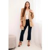 204827 9 elegantni sako s klopami camelove velikost uni barva bezova