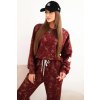 215159 12 damsky oversize komplet art25353 1 s prodlouzenou mikinou a se sepranym efektem velikost uni barva hneda