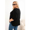 214946 18 damsky svetr plus size s lodickovym vystrihem velikost uni barva fialova
