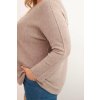 214946 7 damsky svetr plus size s lodickovym vystrihem velikost uni barva fialova