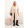 216308 12 damsky kabat plus size s vlnou a velkym limcem velikost uni barva bordo