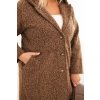 215129 6 damsky kabat plus size art5198 s kapuci a kapsami velikost uni barva bordo
