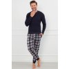205583 panske pyzamo italian fashion brit dlouhy rukav velikost m barva modra tmave