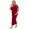 205631 4 damske pyzamo doctor nap pb 7259 velikost 2xl barva bordo