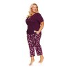 205676 4 damske pyzamo doctor nap pm 7267 velikost s barva bordo