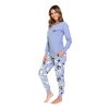 217934 2 damske pyzamo doctor nap pm 7346 velikost 2xl barva modra svetle