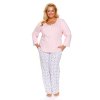 206474 damske dlouhe pyzamo doctor nap pb 7324 velikost 2xl barva ruzova