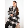228891 damska kostkovana kosile art9007 velikost uni barva seda tmave