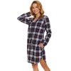 205967 1 damska nocni kosile na rozepinani doctor nap tm 7103 velikost s m barva bordo
