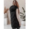 206945 3 damska vesta s kapuci dstreet ty5096 velikost s barva cerna