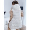 207488 9 damska prosivana vesta noelia khaki dstreet ty3131 velikost s barva hneda