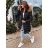 207512 1 cerna damska dlouha prosivana zimni bunda s kapuci czarna dstreet ty3095 velikost s barva cerna
