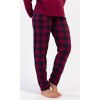 213131 7 damske pyzamo dlouhe emma barva bordo velikost s