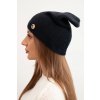 229353 4 damska klasicka cepice z alpaky s dekorativni destickou fango velikost uni barva cerna