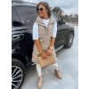 214436 7 bila damska dlouha prosivana vesta s kapuci dstreet ty3014 velikost s barva bila