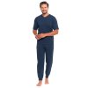 214553 panske pyzamo moraj pdm4100 007 velikost xl barva modra tmave