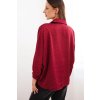 214793 2 damska viskozova kosile art5337 s knofliky a limeckem velikost uni barva bordo