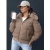 215579 2 damska zimni bunda s kapuci coldpack dstreet ty4427 velikost s barva hneda