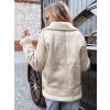 215600 4 damska zimni bunda s koziskem dstreet ty5245 velikost s barva bezova