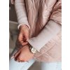 215606 2 damska prosivana bunda s kapuci puffilof dstreet ty4854 velikost s barva ruzova