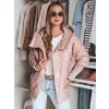 215606 damska prosivana bunda s kapuci puffilof dstreet ty4854 velikost s barva ruzova