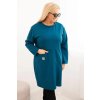 217778 4 damske saty 1965 plus size s kapsou a 3 4 rukavem velikost uni barva cerna