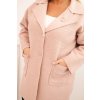 215150 11 damsky kabat art0257 plus size s kapsami velikost uni barva bezova