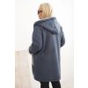 215183 4 damska bunda plus size s kapuci a kapsami zateplena berankem velikost uni barva seda tmave