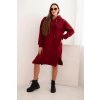215195 21 damska bavlnena saty s kapuci zateplena fango velikost uni barva fialova