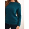 215201 18 damsky svetr z baby alpaky s dlouhym rukavem velikost uni barva zelena