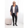 215225 13 damska sako plus size bez zapinani velikost xl xxl barva fialova