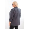 215225 14 damska sako plus size bez zapinani velikost xl xxl barva fialova