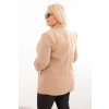 215225 46 damska sako plus size bez zapinani velikost xl xxl barva fialova