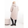 215240 10 damska zimni bunda plus size prosivana s kapuci khaki velikost uni barva zelena