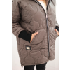 Dámská bunda Plus Size 5419 (Velikost UNI, Barva Černá)