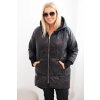 Dámská bunda Plus Size 5419 (Velikost UNI, Barva Černá)