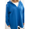 Dámská mikina Plus Size 6940 (Velikost UNI, Barva Hnědá)