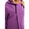 215306 19 damska mikina plus size zateplena s kapuci a asymetrickym zipem velikost 2xl 3xl barva cerna