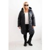 215324 1 damska zimni bunda plus size prosivana s kapuci velikost uni barva cerna