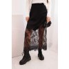 215345 1 damska viskozova sukne s krajkou velikost uni barva cerna