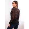 226878 2 damska krajkova halenka s dlouhym rukavem velikost uni barva hneda