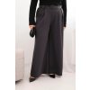 215921 8 damske kalhoty plus size s sirokou nohavici a paskem velikost uni barva zelena