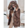 215660 14 damska zimni bunda s kapuci norina prosivana dstreet ty5054 velikost s barva cerna