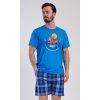 215672 9 panske pyzamo sortky adventure barva modra velikost m