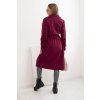 215693 2 damsky kabat art4595 v pase se zavazovanim velikost uni barva bordo