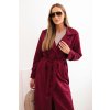 215693 damsky kabat art4595 v pase se zavazovanim velikost uni barva bordo