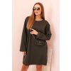 215711 3 damske viskozove saty plus size s kabelkou na retizku velikost uni barva zelena