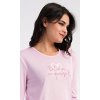 215780 9 damske pyzamo dlouhe believe barva ruzova svetle velikost s