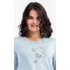 215783 6 damske pyzamo dlouhe charlotte barva modra svetle velikost s