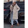 215990 10 damska zimni bunda s kapuci norffi dstreet ty4662 velikost s barva bezova